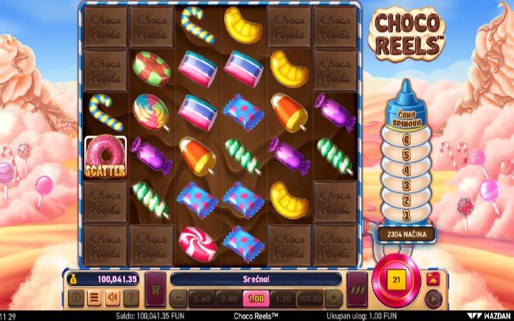 Choco Reels-online casino bonus-kockanje