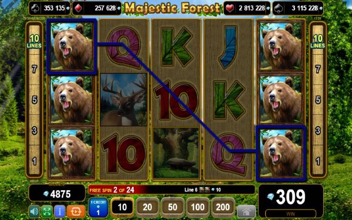 besplatni spinovi-majestic forest-online casino bonus