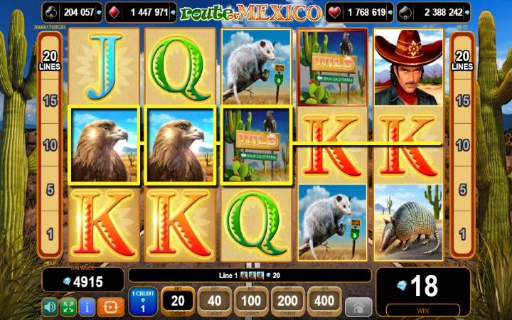 DŽoker-Route of Mexico-online casino bonus-egt