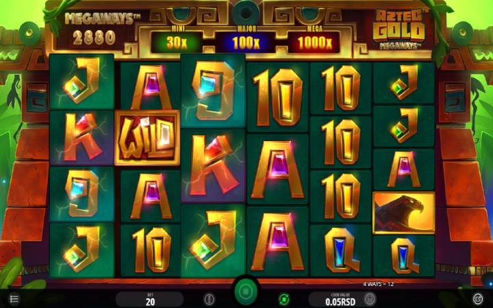 Džoker-aztec Gold Megaways-online casino bonus