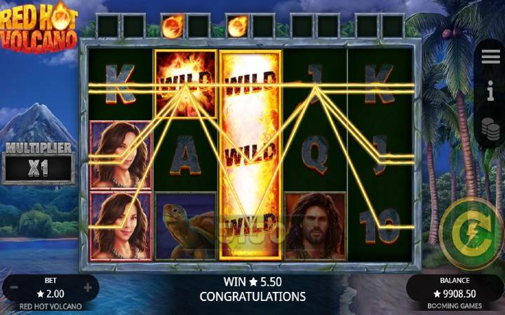 Džoker-red hot volcano-booming-online casino bonus