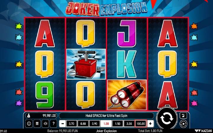 Joker Explosion-online casino bonus-wazdan-kockanje
