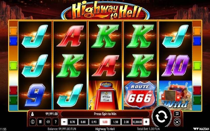 Highway To Hell-online casino bonus-wazdan