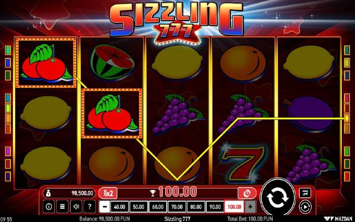 Trešnja-online casino bonus-sizzling 777