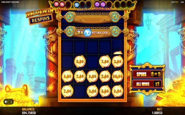 respin bonus-pearl legend hold and win-online casino bonus