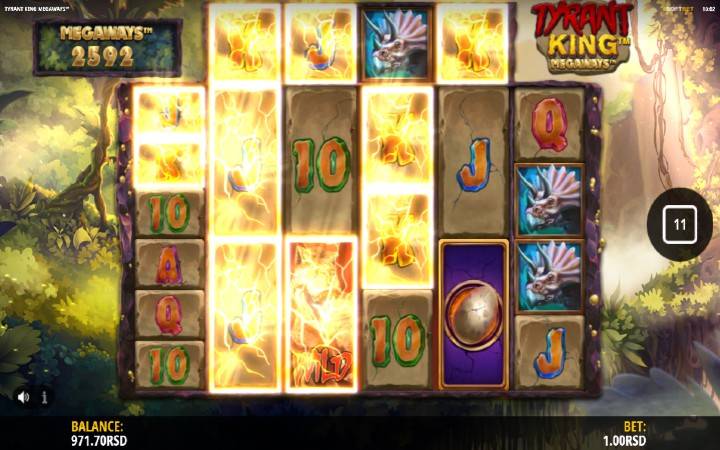 Džoker-tyrant king megaways-online casino bonus