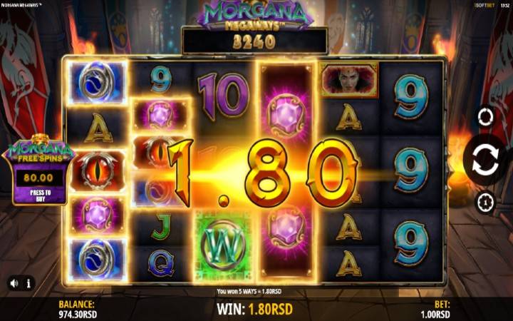 Džoker-morgana megaways-online casino bonus