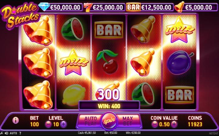 Džoker-online casino bonus-double stacks-NetEnt
