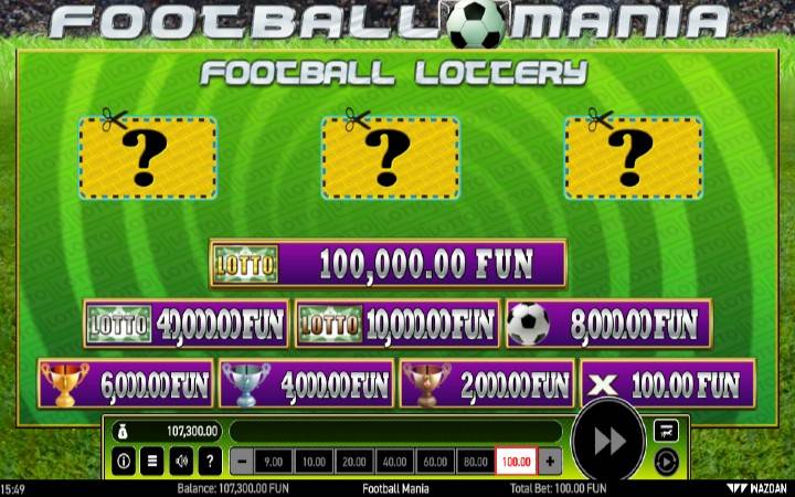 football mania-online casino bonus-kockanje