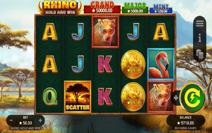 Rhino Hold and Win-online casino bonus-booming games