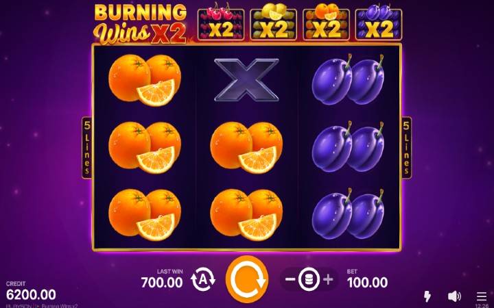 Burning Wins X2-online casino bonus-playson