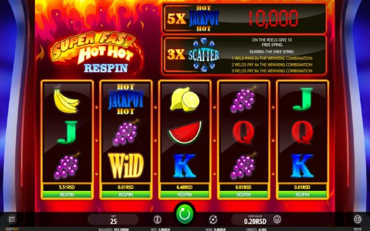 Super Fast Hot Hot Respin-online casino bonus-iSoftBet