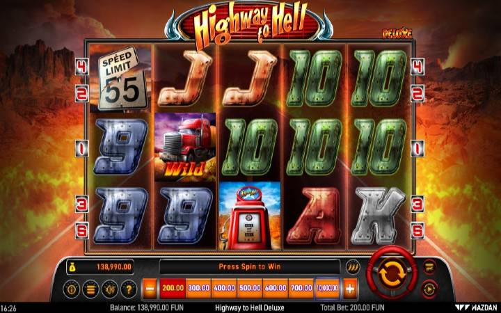 Highway to Hell Deluxe-online casino bonus-wazdan