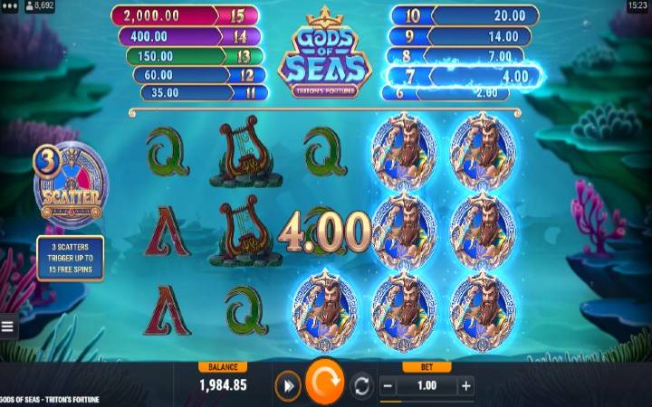 Tritons fortune bonus-gods of seas tritons fortune-online casino bonus