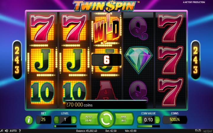 Džoker-online casino bonus-twin spin-NetEnt