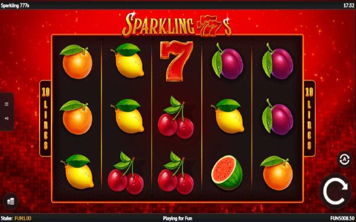 Sparkling 777s-online casino bonus-1X2 Gaming-kockanje