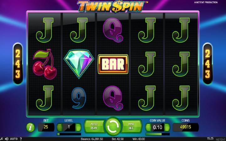 Twin Spin-online casino bonus-osnovna igra-NetEnt