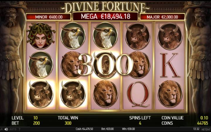 Divine Fortune-besplatni spinovi-online casino bonus-kockanje-NetEnt