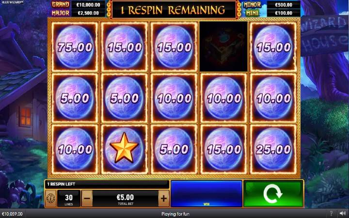 Blue Wizard Fire Blaze Classics-kockanje-slotovi-besplatni spinovi-zvezda-kristalne lopte-playtech-online casino bonus