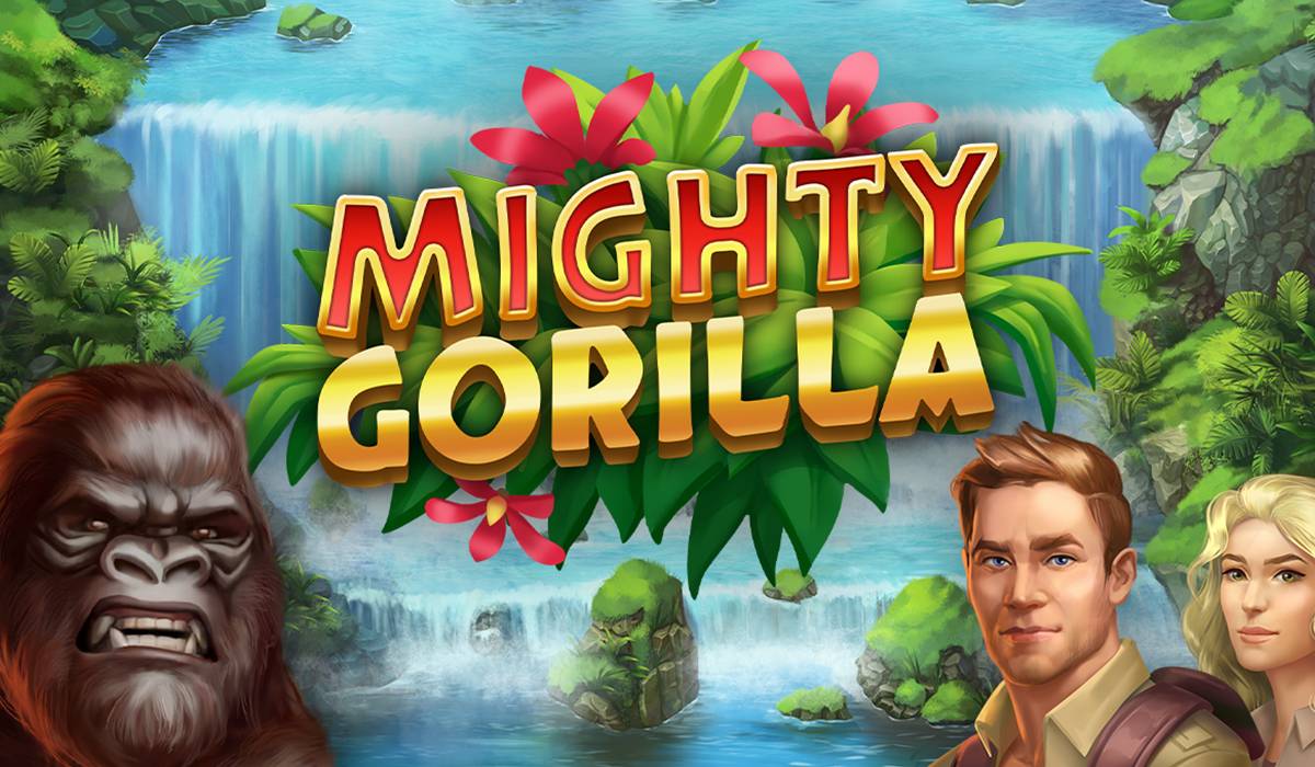 Mighty Gorilla-online casino bonus-istraživači-gorila-vodopad-booming