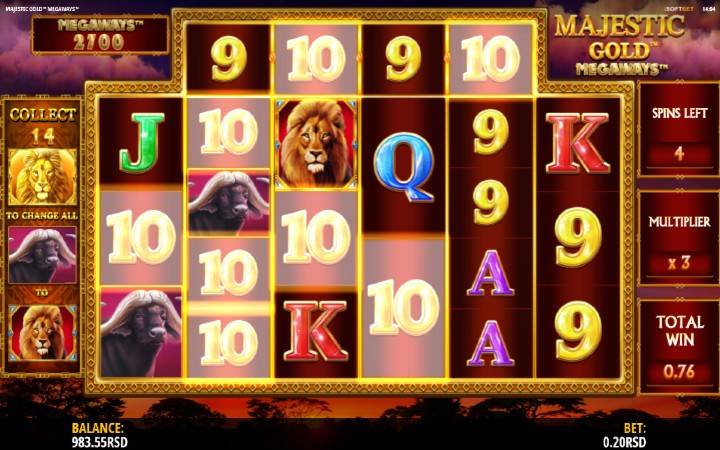 besplatni spinovi-majestic gold megaways-online casino bonus-iSoftBet