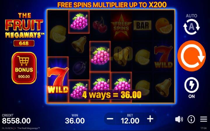 džoker-the fruit megaways-online casino bonus-playson