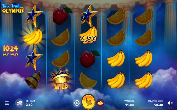 džoker-mascot-online casino bonus-twin fruits of olympus-zlatna kruna