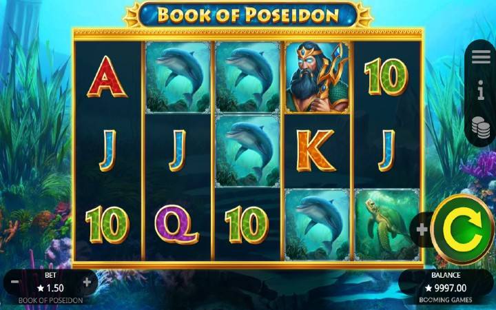 Book of Poseidon-online casino bonus-booming games-more-osnovna igra