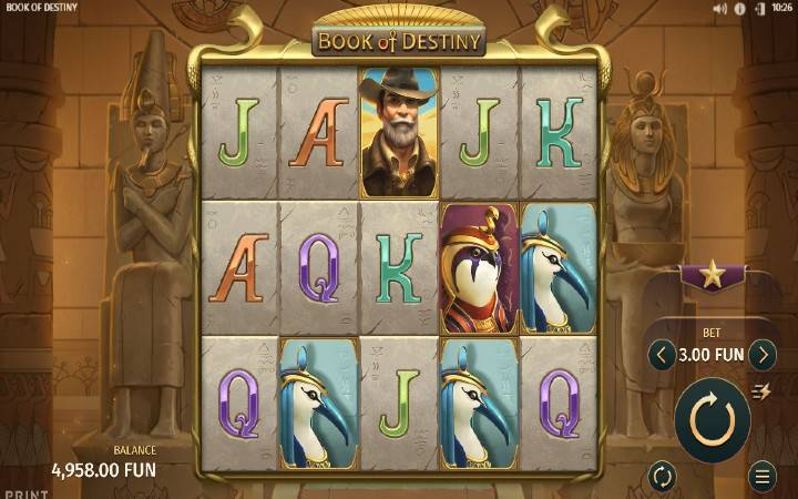Book of Destiny-relax-online casino bonus-osnovna igra