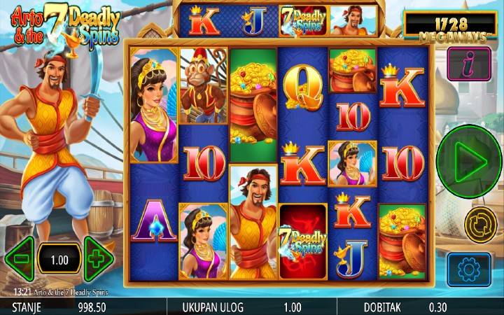 Arto and the Seven Deadly Spin-online casino bonus-relax