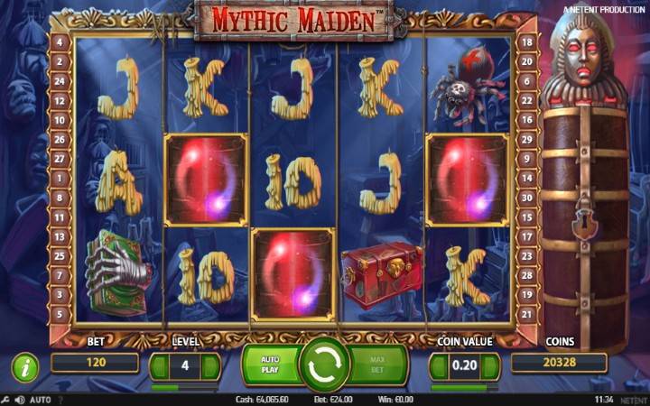 Scatter-Mythic Maiden-NetEnt-online casino bonus-svetlost