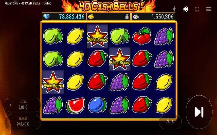 Scatter-online casino bonus-40 cash bells-redstone