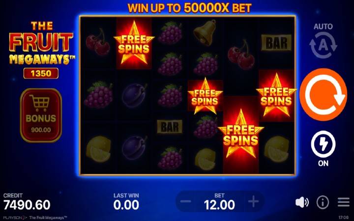 Scatter-the fruit megaways-online casino bonus-kockanje