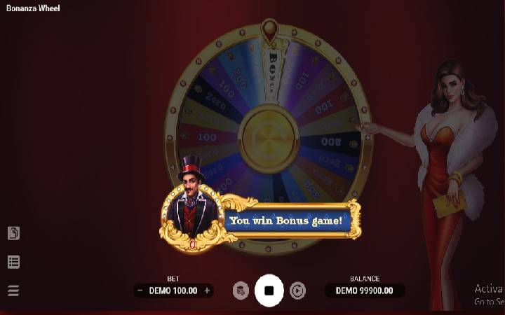 Bonanza Wheel Online Casino Bonus
