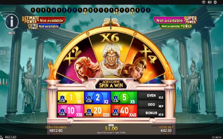 bonus-online casino bonus-age of the gods spin a win-playtech