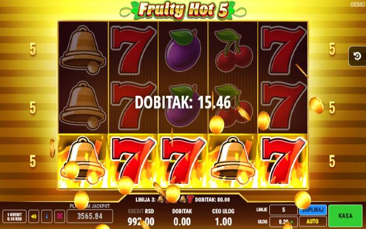 Džoker-online casino bonus-Fruity Hot 5