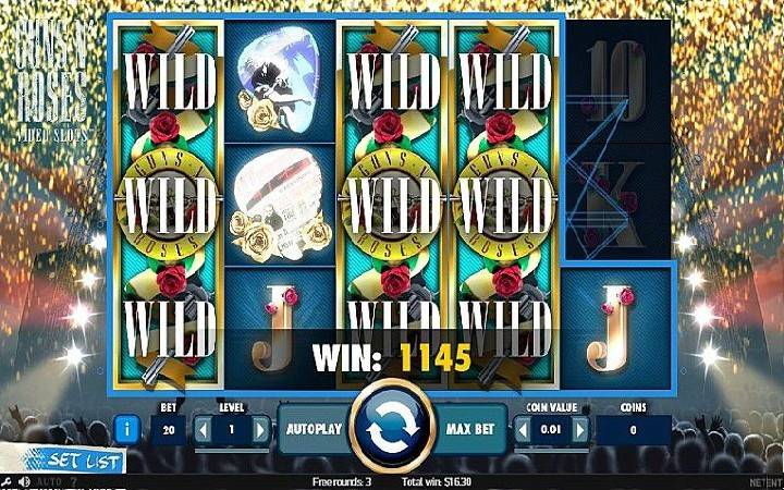 Guns N Roses Online Casino Bonus