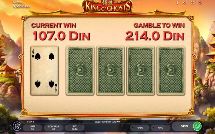 bonus kockanja-online casino bonus-king of the ghosts-endorphina