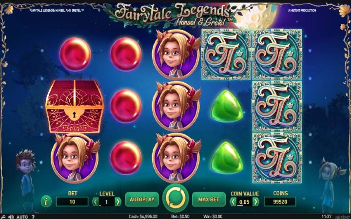 Fairytale Legends Hensel and Gretel-NetEnt-online casino bonus