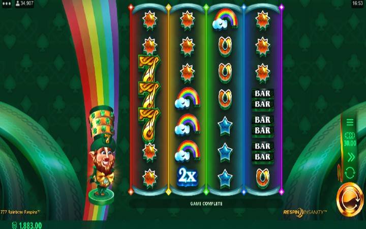 777 Rainbow Respins-online casino bonus-microgaming