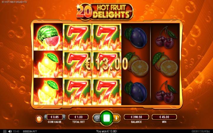Respin Bonus-online casino bonus-20 hot fruit delights-game art