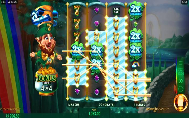 Bonus spinovi-online casino bonus-777 rainbow respins-microgaming