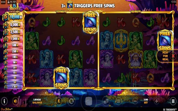 scatter-online casino bonus-15 tridents-besplatni spinovi