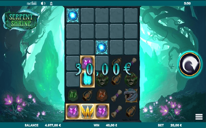 Serpent Shrine, Online Casino Bonus