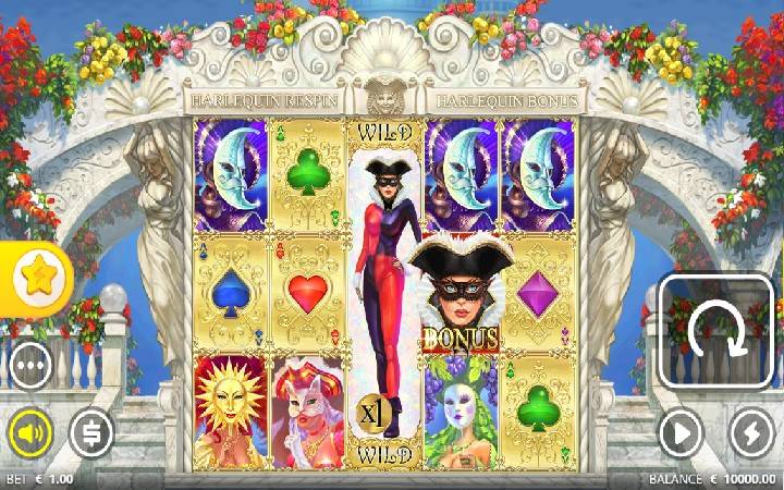 Harlequin Carnival Online Casino Bonus