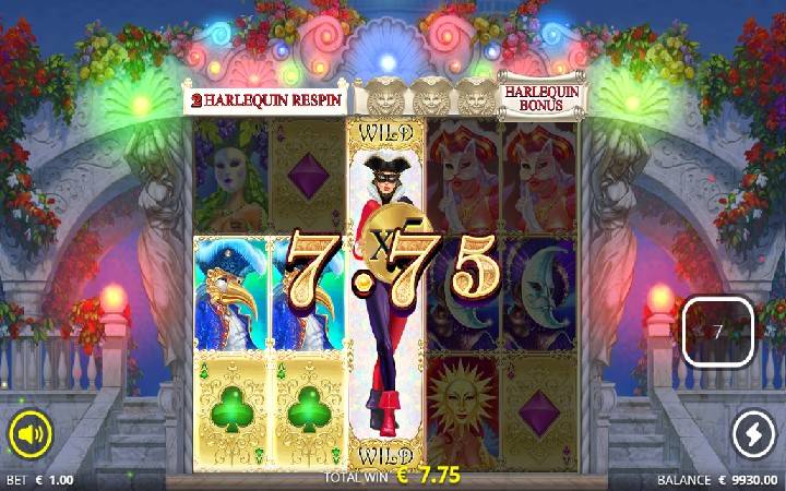 Harlequin Carnival Online Casino Bonus