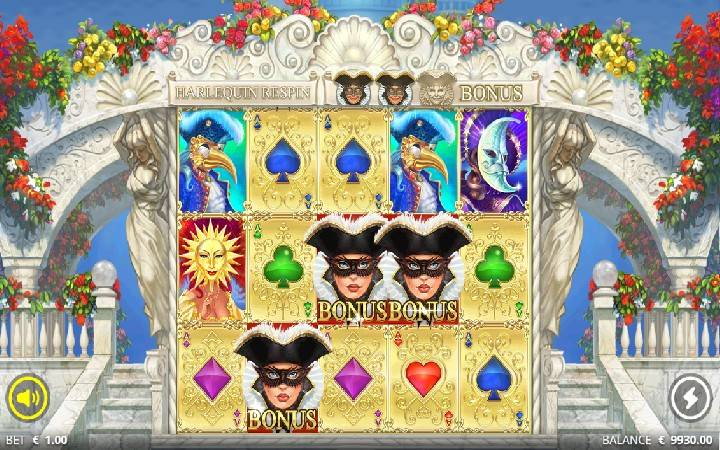 Harlequin Carnival Online Casino Bonus