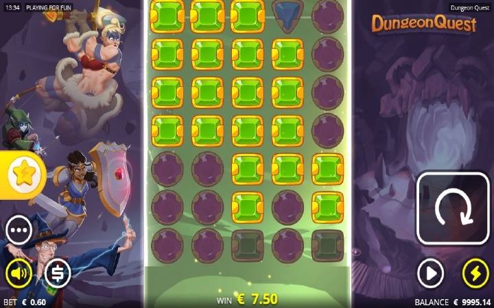 Dungeo Quest-online casino bonus-NoLimit City-dobitna kombinacija