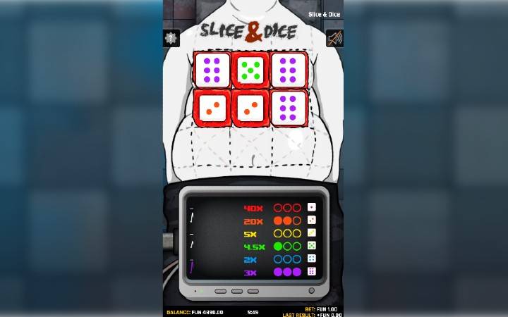 dobitak-slice and dice-online casino bonus-1x2 gaming