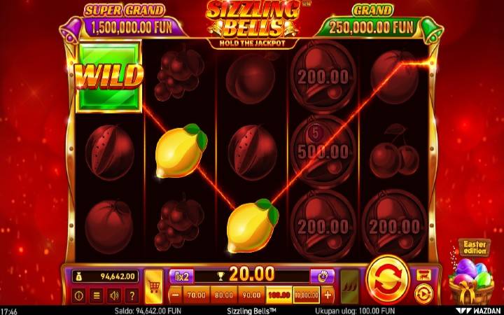 Džoker-sizzling bells easter-wazdan casino-online casino bonus